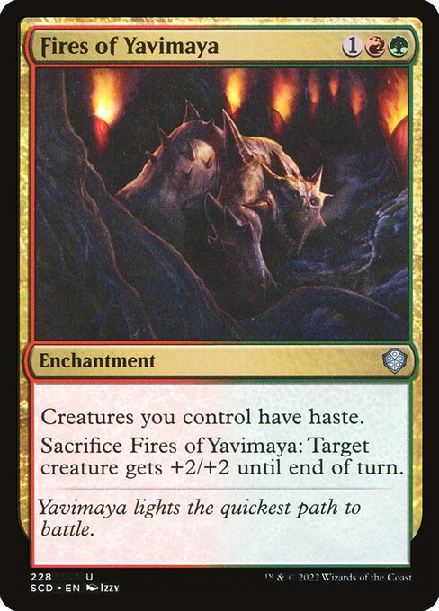 Magic the Gathering Card - Fires of Yavimaya - MTG Circle