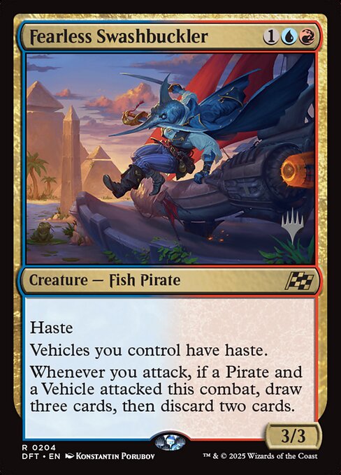 Magic the Gathering Card - Fearless Swashbuckler - MTG Circle