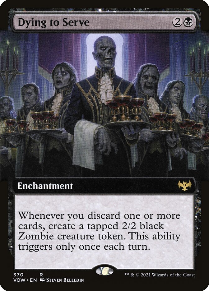 Magic the Gathering Card - Dying to Serve - MTG Circle
