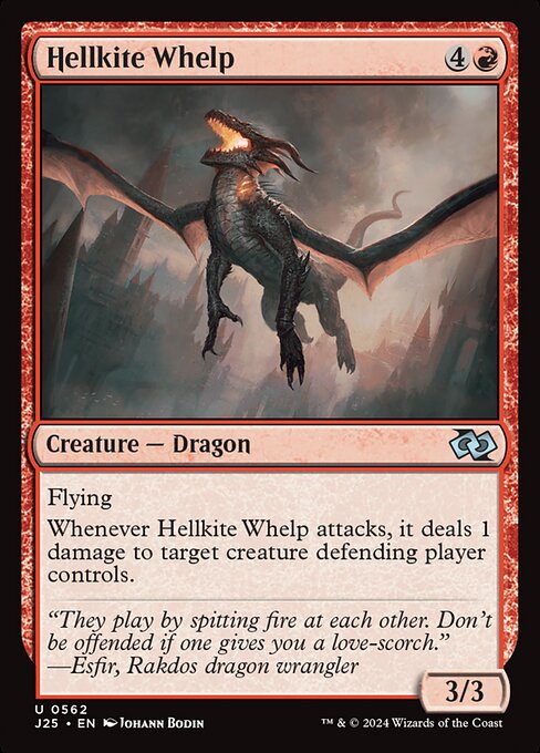 Magic the Gathering Card - Hellkite Whelp - MTG Circle
