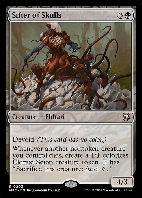 Magic the Gathering Card - Sifter of Skulls - MTG Circle