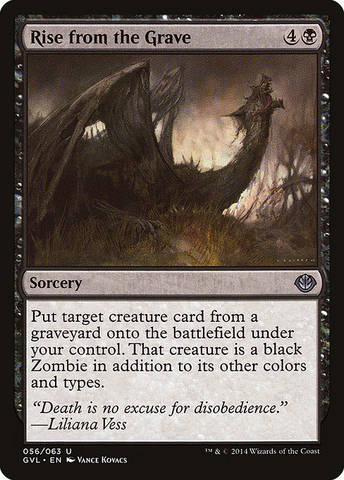 Magic the Gathering Card - Rise from the Grave - MTG Circle