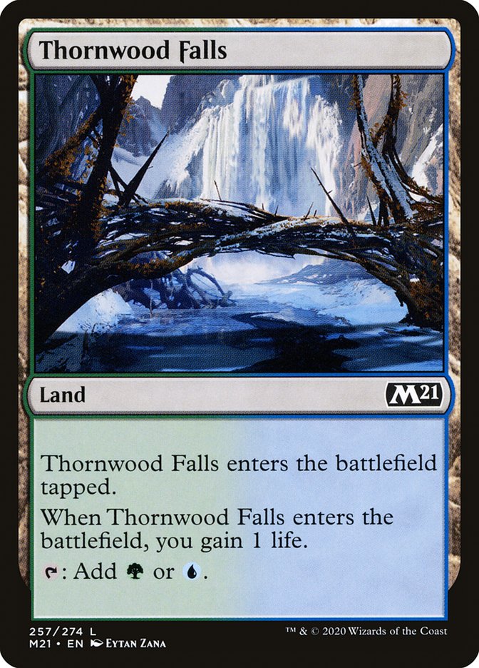 Magic the Gathering Card - Thornwood Falls - MTG Circle