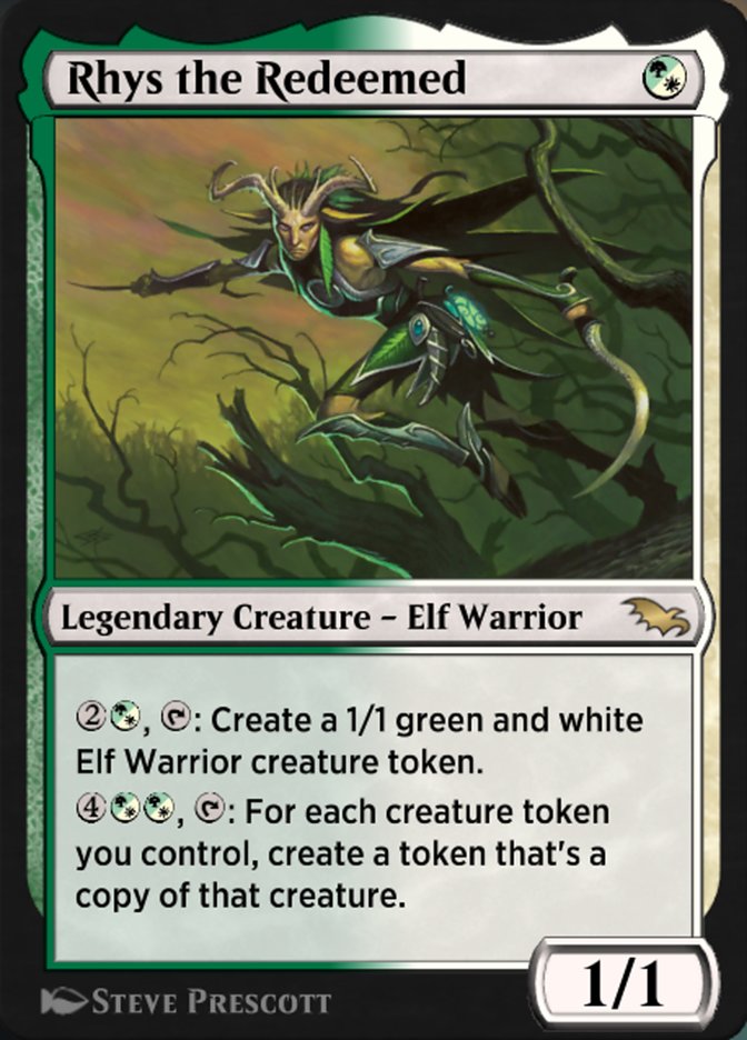 Magic the Gathering Card - Rhys the Redeemed - MTG Circle