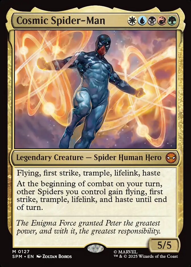 Magic the Gathering Card - Cosmic Spider-Man - MTG Circle