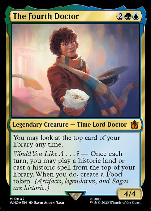 Magic the Gathering Card - The Fourth Doctor - MTG Circle