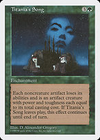 Magic the Gathering Card - Titania's Song - MTG Circle