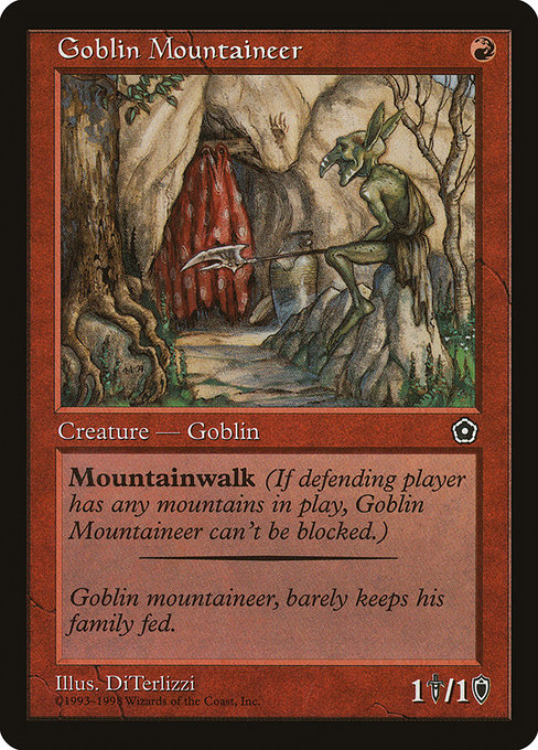 Magic the Gathering Card - Goblin Mountaineer - MTG Circle
