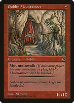 Magic the Gathering Card - Goblin Mountaineer - MTG Circle