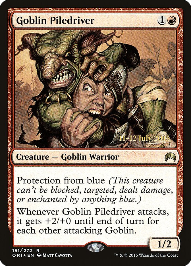 Magic the Gathering Card - Goblin Piledriver - MTG Circle