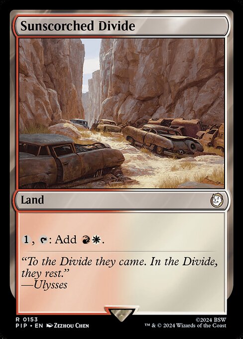 Magic the Gathering Card - Sunscorched Divide - MTG Circle