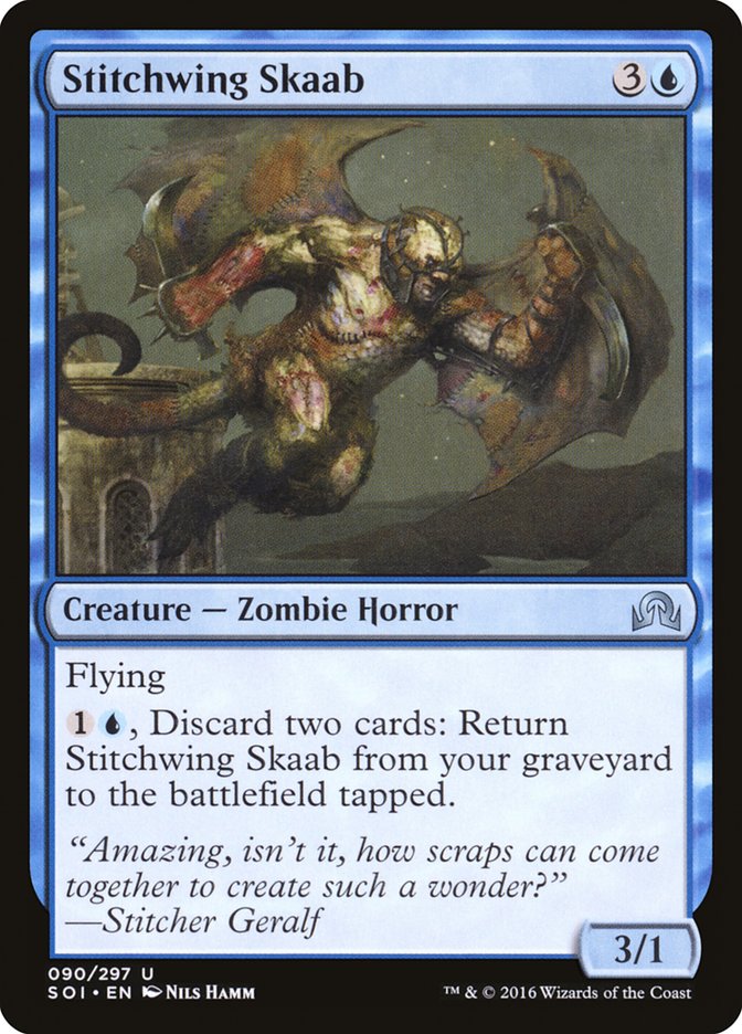 Magic the Gathering Card - Stitchwing Skaab - MTG Circle