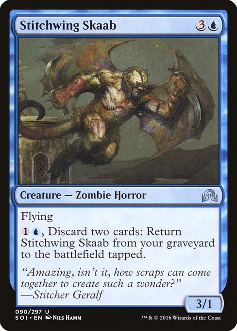 Magic the Gathering Card - Stitchwing Skaab - MTG Circle