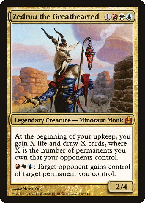 Magic the Gathering Card - Zedruu the Greathearted - MTG Circle