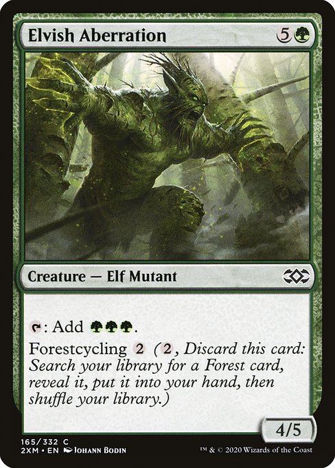 Magic the Gathering Card - Elvish Aberration - MTG Circle