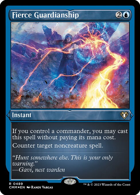 Magic the Gathering Card - Fierce Guardianship - MTG Circle