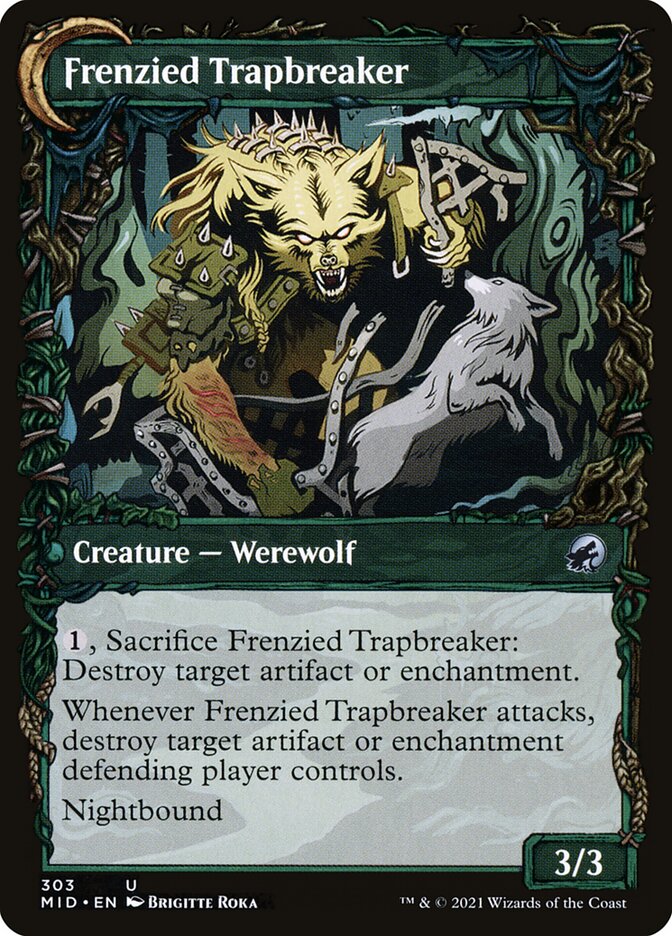 Magic the Gathering Card - Frenzied Trapbreaker - MTG Circle