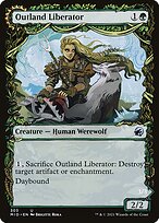 Magic the Gathering Card - Outland Liberator // Frenzied Trapbreaker - MTG Circle