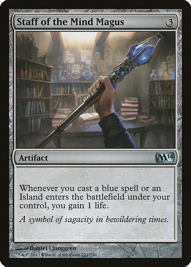 Magic the Gathering Card - Staff of the Mind Magus - MTG Circle