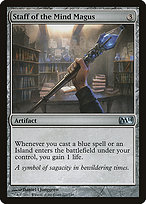 Magic the Gathering Card - Staff of the Mind Magus - MTG Circle