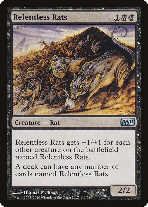 Magic the Gathering Card - Relentless Rats - MTG Circle