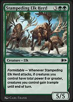 Magic the Gathering Card - Stampeding Elk Herd - MTG Circle