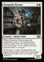 Magic the Gathering Card - Prosperity Tycoon - MTG Circle