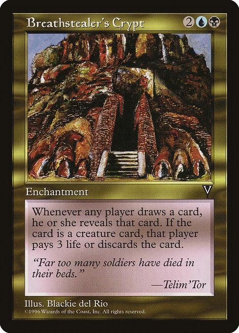 Magic the Gathering Card - Breathstealer's Crypt - MTG Circle