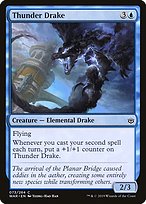 Magic the Gathering Card - Thunder Drake - MTG Circle