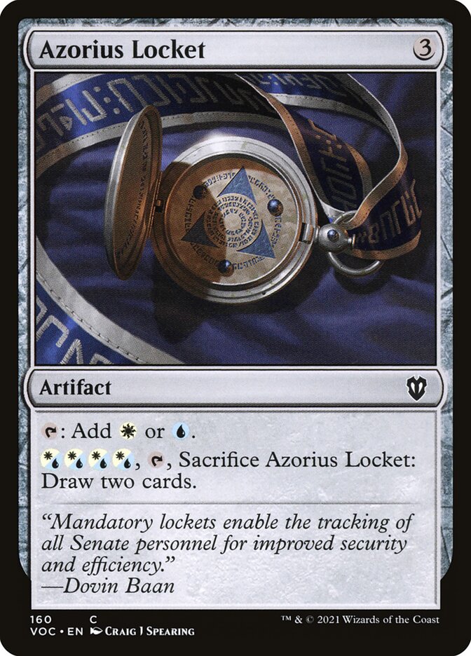 Magic the Gathering Card - Azorius Locket - MTG Circle