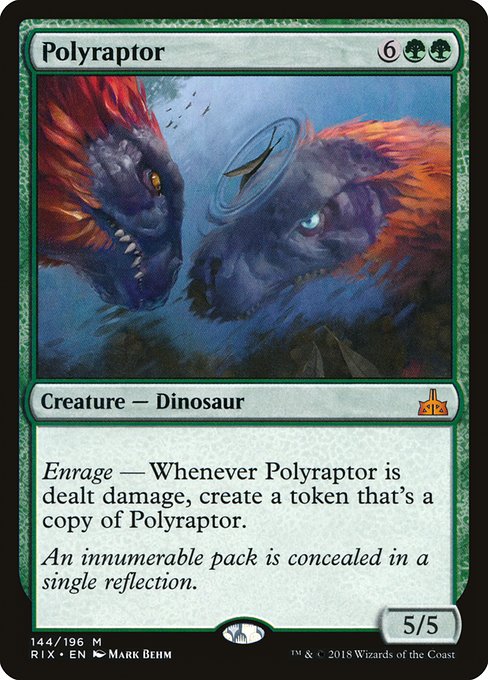 Magic the Gathering Card - Polyraptor - MTG Circle