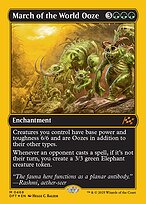 Magic the Gathering Card - March of the World Ooze - MTG Circle