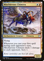 Magic the Gathering Card - Mischievous Chimera - MTG Circle
