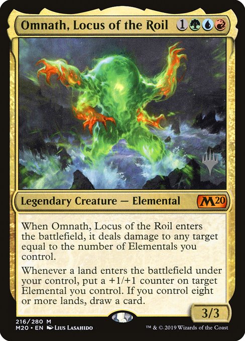 Magic the Gathering Card - Omnath, Locus of the Roil - MTG Circle
