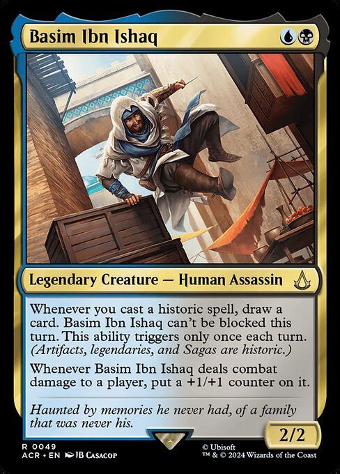 Magic the Gathering Card - Basim Ibn Ishaq - MTG Circle