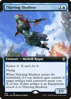 Magic the Gathering Card - Thieving Skydiver - MTG Circle