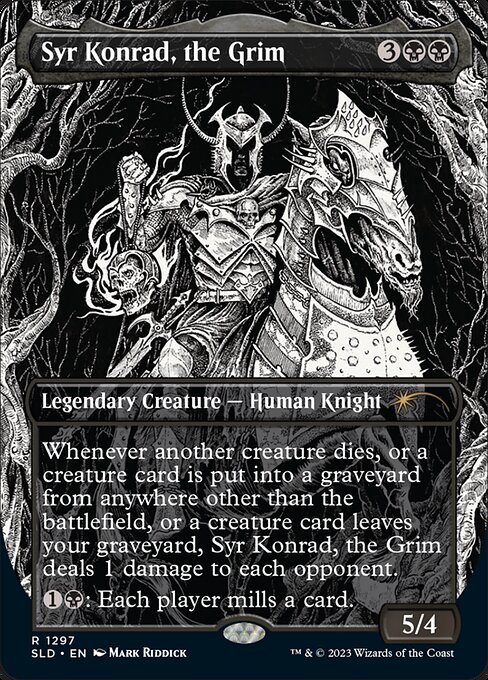 Magic the Gathering Card - Syr Konrad, the Grim - MTG Circle