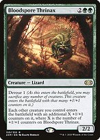 Magic the Gathering Card - Bloodspore Thrinax - MTG Circle