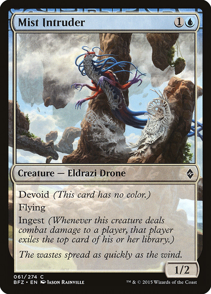 Magic the Gathering Card - Mist Intruder - MTG Circle