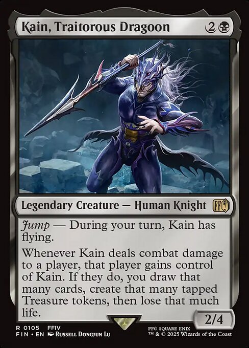 Magic the Gathering Card - Kain, Traitorous Dragoon - MTG Circle