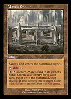 Magic the Gathering Card - Maze's End - MTG Circle