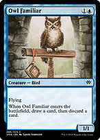 Magic the Gathering Card - Owl Familiar - MTG Circle