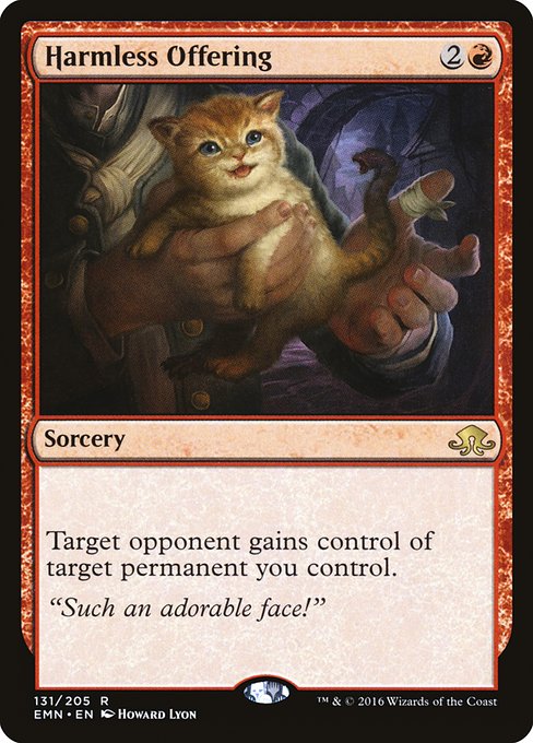 Magic the Gathering Card - Harmless Offering - MTG Circle