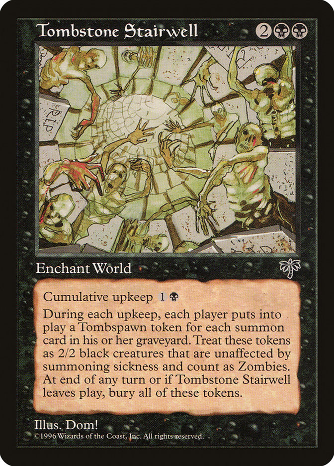 Magic the Gathering Card - Tombstone Stairwell - MTG Circle