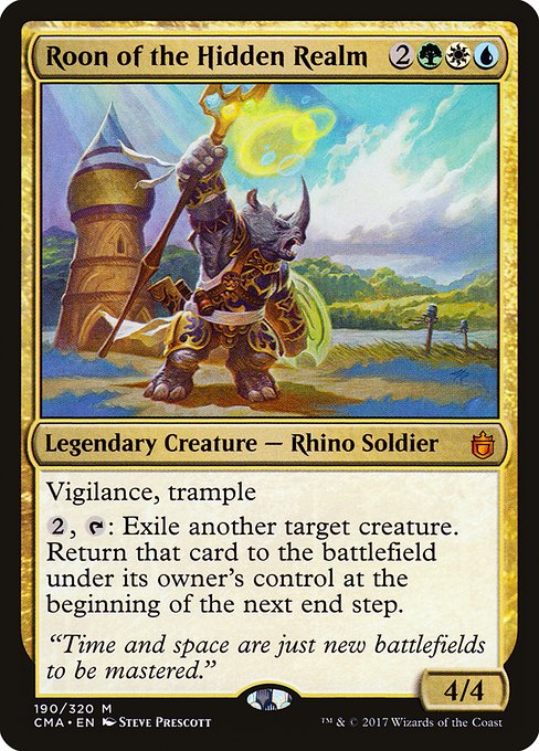 Magic the Gathering Card - Roon of the Hidden Realm - MTG Circle