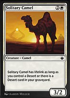 Magic the Gathering Card - Solitary Camel - MTG Circle