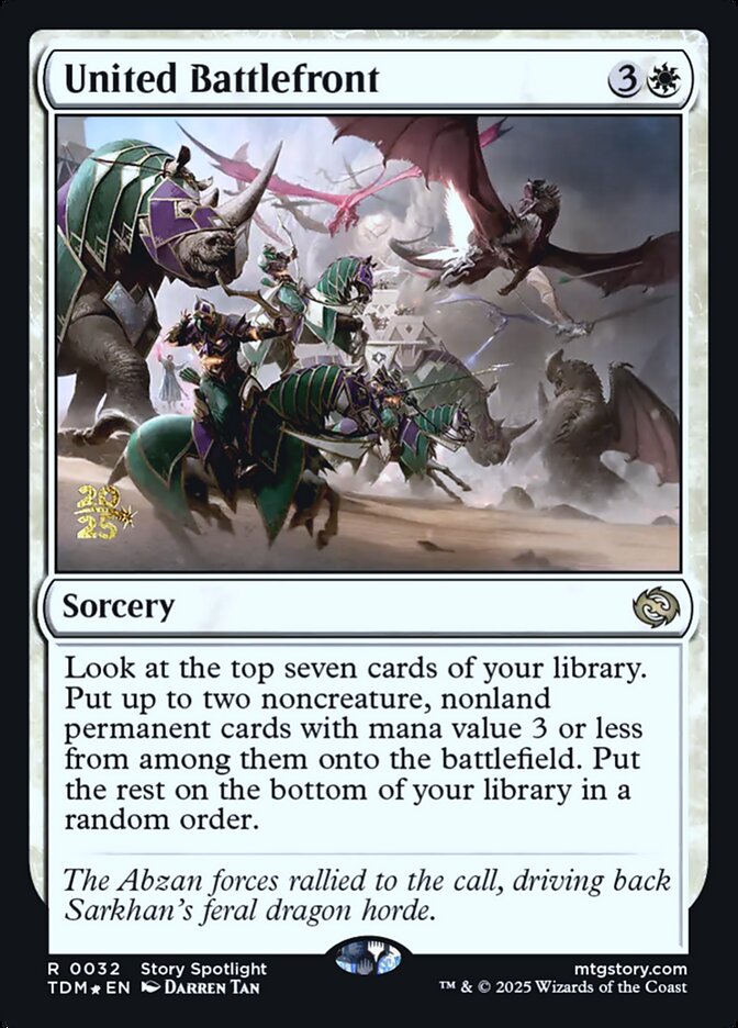 Magic the Gathering Card - United Battlefront - MTG Circle