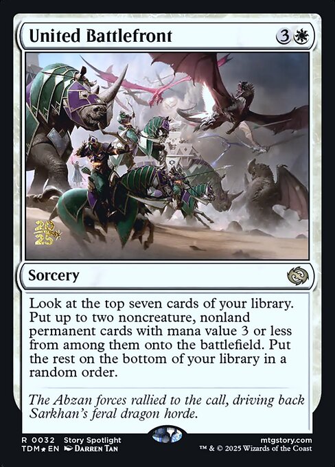 Magic the Gathering Card - United Battlefront - MTG Circle
