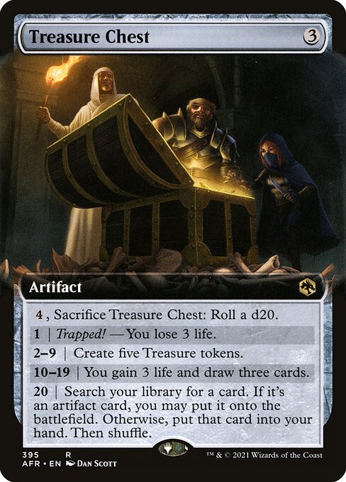 Magic the Gathering Card - Treasure Chest - MTG Circle