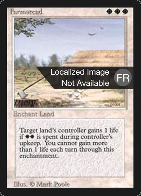 Magic the Gathering Card - Farmstead - MTG Circle